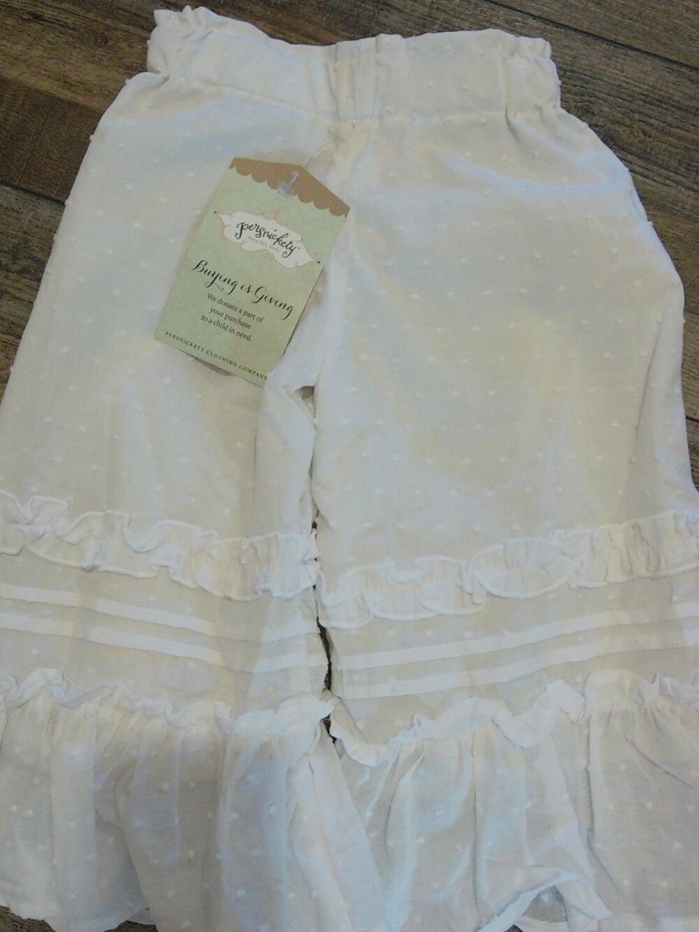NWT Persnickety Ivory Ruffled Bloomers - Picture 4 of 4